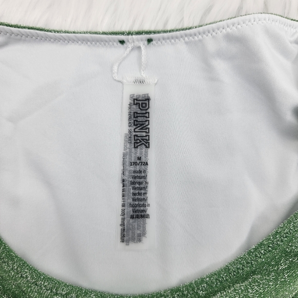 Pink Victoria's Secret shimmer brazilian bikini bottom. - Picture 8 of 10